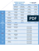 Horário Escolar 2024 - 1ºc-1