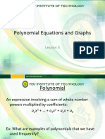 Lesson 3 - Polynomial Equations