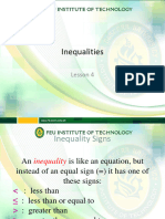 L4 - Inequalities