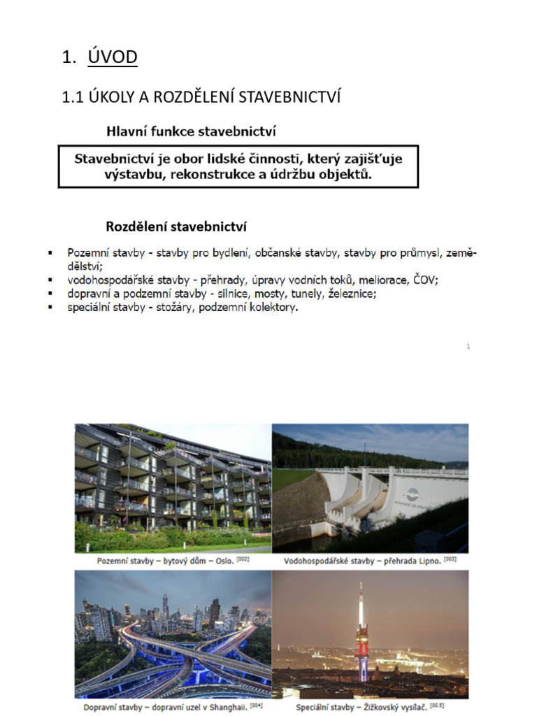 1.1 1.3 Stavebnictvi Konstrukcni Systemy | PDF