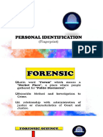 Fingerprint Identification