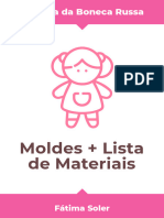 Apostila Moldes e Lista de Materiais - Semana Da Boneca Russa