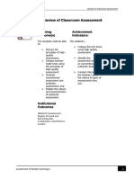 Module 1 Review of Classroom Assessment