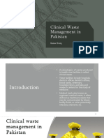Clinical Waste in Pakistan