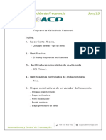 Formacion en Variación de Frecuencia