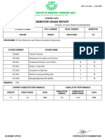 Semester Grade Report: Date:-12.01.2024, 11:02:43 PM