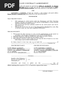 Pakyaw Contract Agreement 2021 1