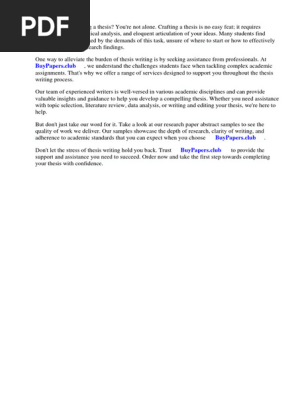 Research Paper Abstract Samples