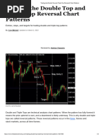 Trading The Double Top and Triple Top Reversal Chart Patterns