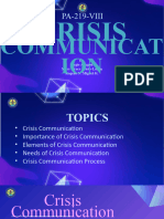 Crisis Communication1