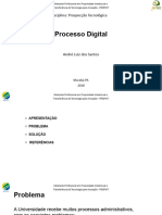 Apresentação Problema e Solução Tecnologica