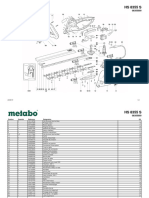 Taille Haies Metabo HS 8355 S Vue Eclatee HS 8355 S PDF