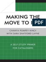2014 Making The Move To RDA - Self-Study Primer To Cataloguers