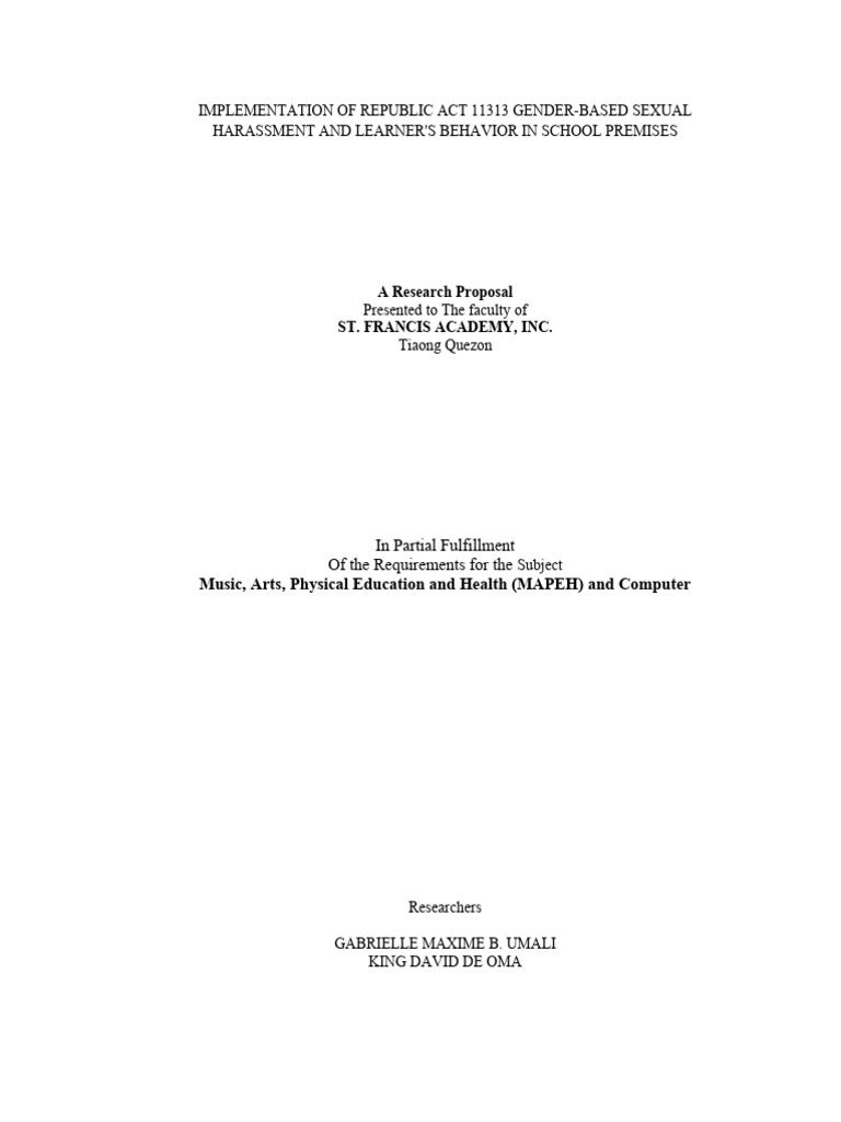 implementation-of-republic-act-11313-gender-based-sexual-harassment-and