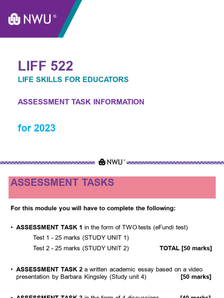 LIFF 522 Assessment Overview for 2023 | PDF | Turnitin | Plagiarism