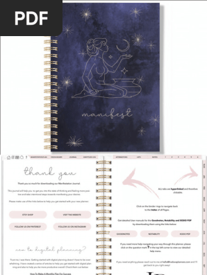 Manifestation Journal - MONDAY (Boxed Layout)