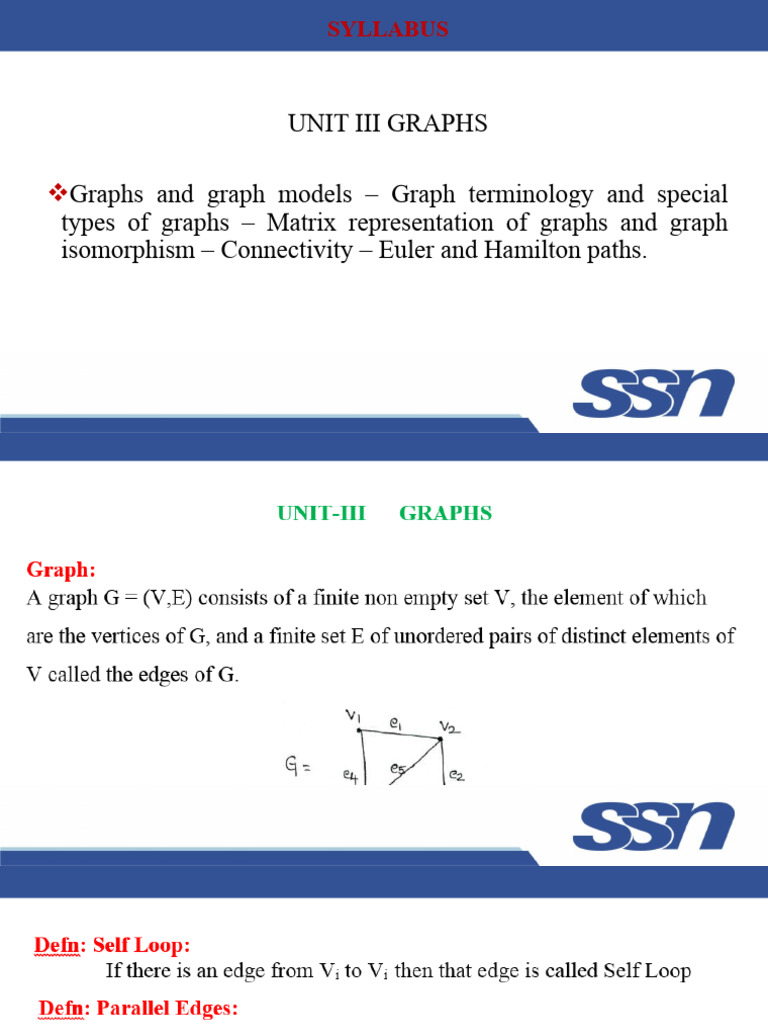 Graph Theory: Isomorphism & Paths | PDF | Vertex (Graph Theory ...