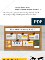 What Media Literacy Is NOT
