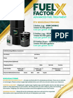 Advanced Fuel Treatment: FFX Wholesale Pricing