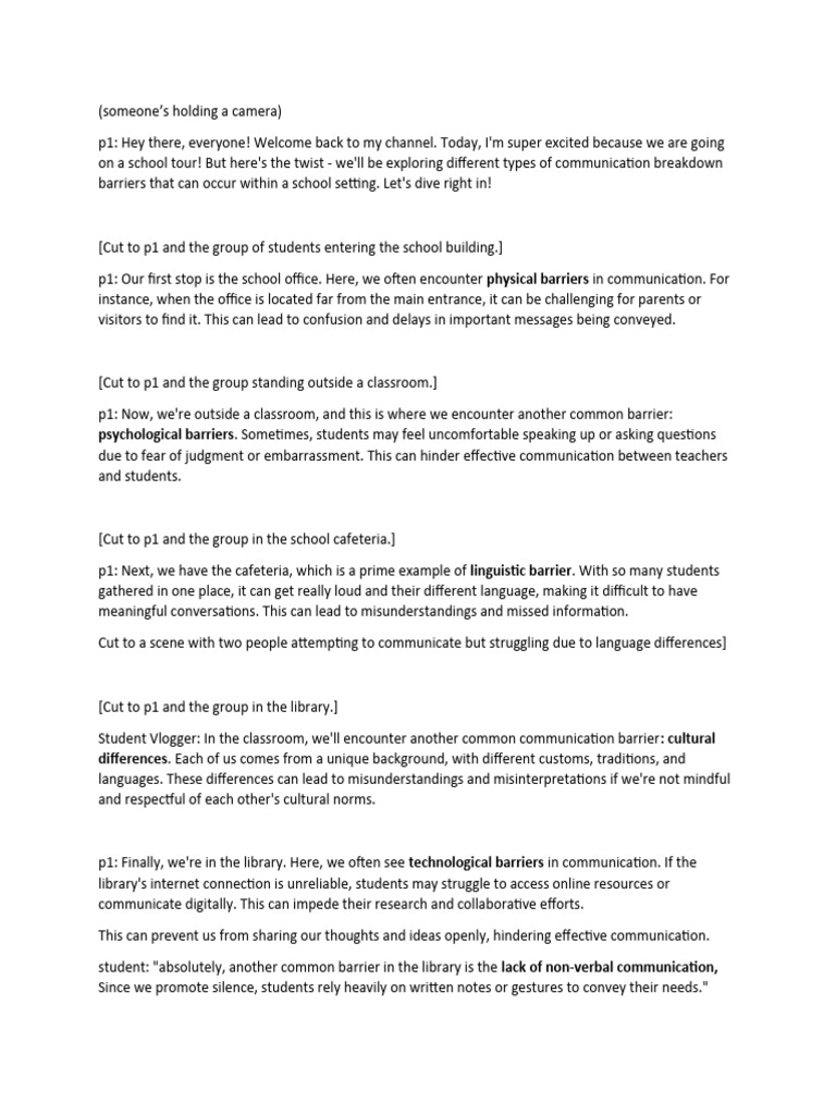 Script Vlog | PDF | Communication | Human Communication