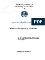 Vấn đề rác thải nhựa tại Tp. Hồ Chí Minh