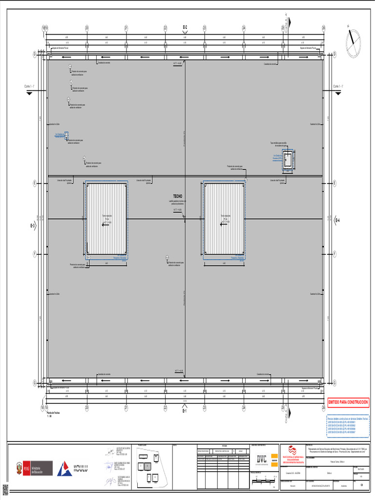 Planta de Techos - Edificio 3 | PDF