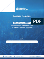 Laporan Kegiatan Diklat Pengembangan Kompetensi Guru Di Platform Merdeka Mengajar