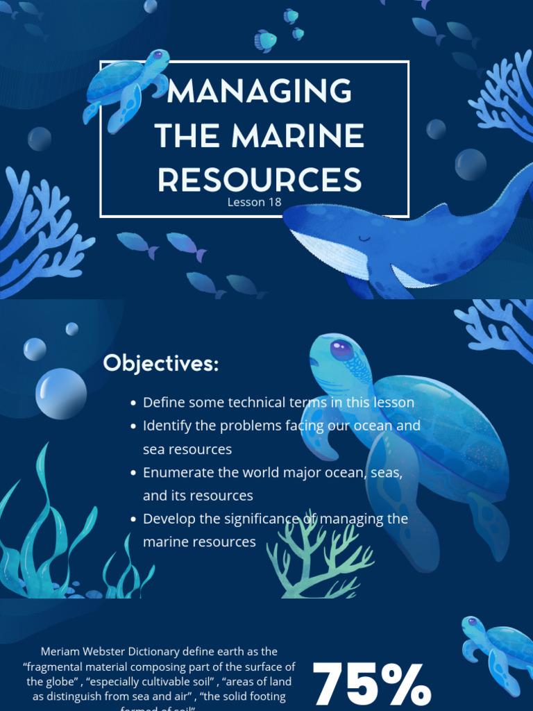 Managing Marine Resources and Conservation | PDF | Coral Reef | Sea