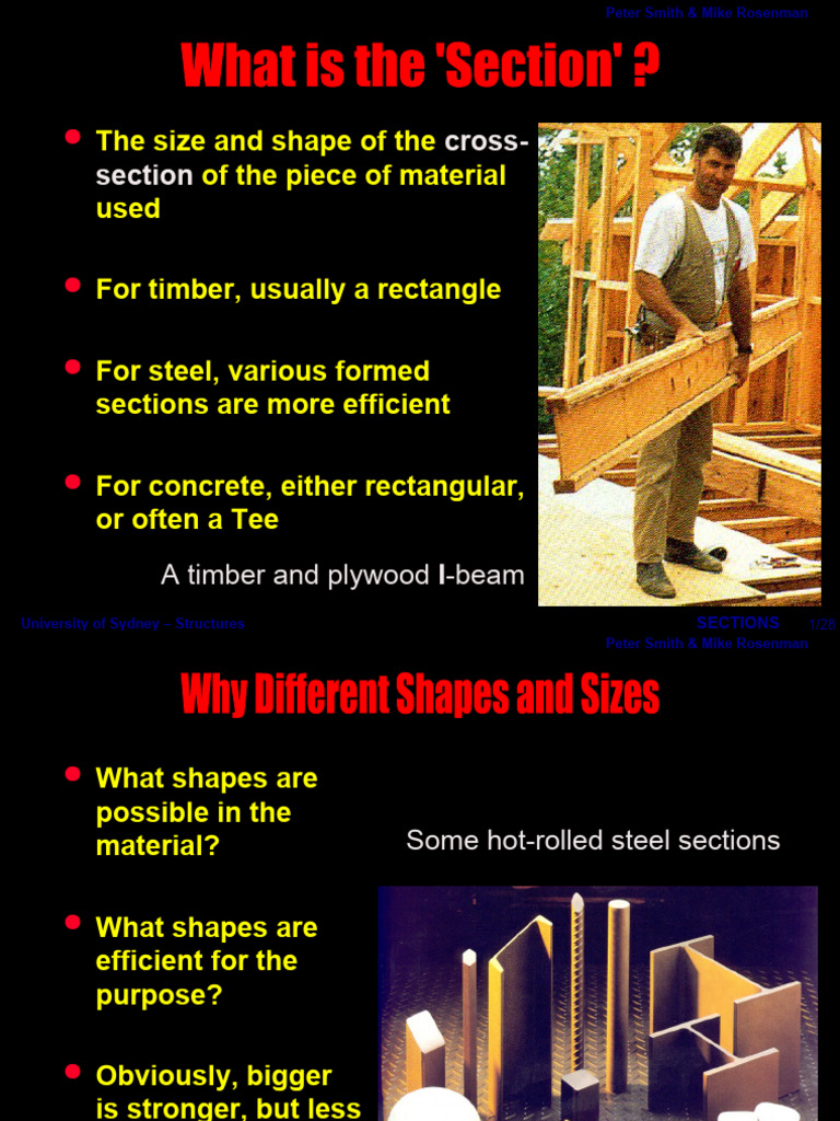 Structural Section Design Principles | PDF | Bending | Beam (Structure)
