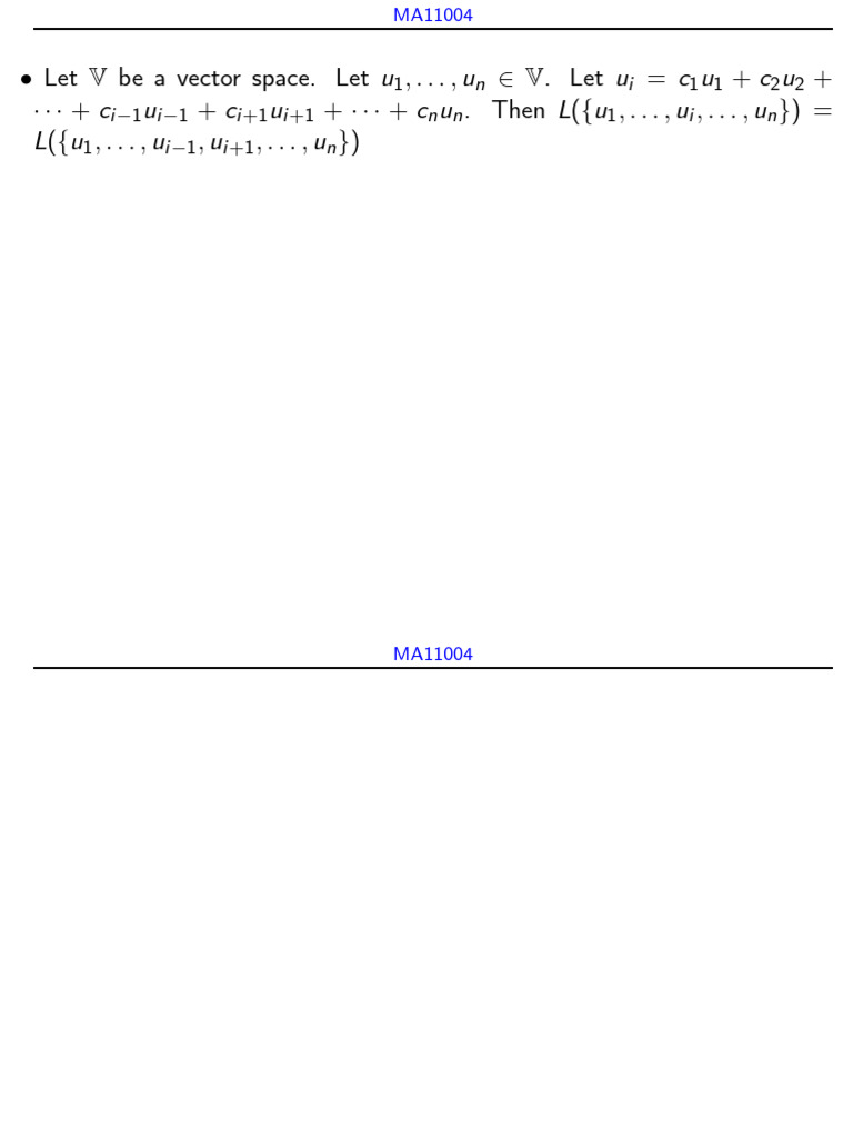 Linear Algebra Slide2 PDF Basis (Linear Algebra) Vector Space