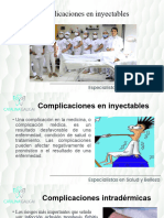 Complicaciones de Inyectable