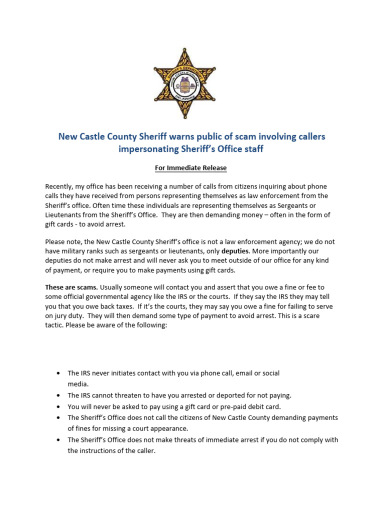 Public Information Message - Phone Scams 7-12-17 - Edit ...
