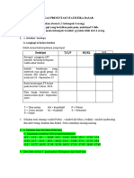 Tugas Presentasi Statistika Dasar