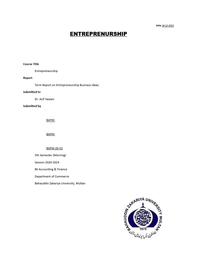 Entreprenurship Morning Report | PDF | Clothing | Retail