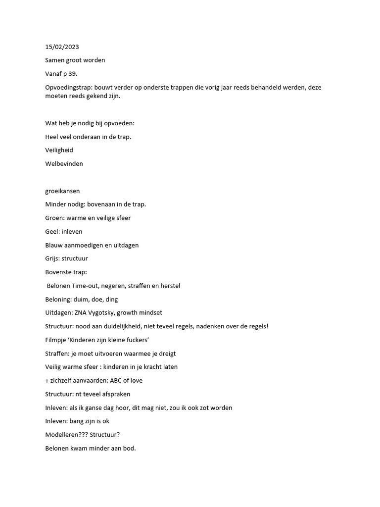 Les samen groot worden pdf