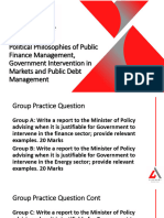 Political Philosophies of PFM and Government Intervention in Markets