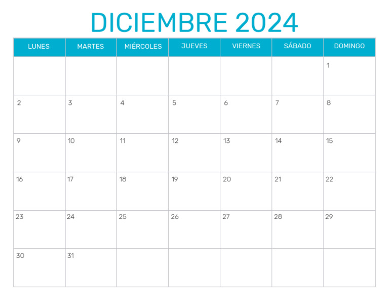 Calendario de diciembre 2024 | PDF