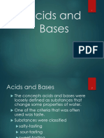 Acids and Bases