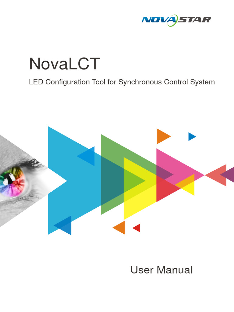 Novalct led configuration tool for synchronous control system user