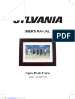 Sylvania sDPF785 USER MANUAL (EN)