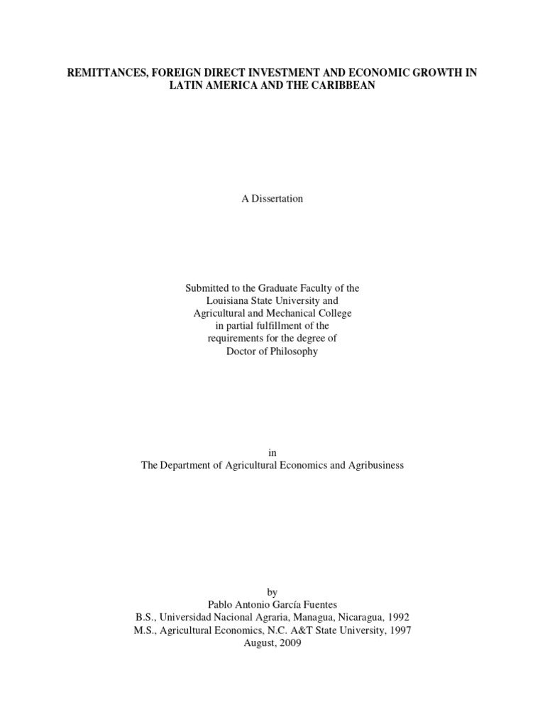 LAC Remittances & Economic Growth | PDF | Economic Growth | Foreign ...