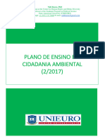Plano de Ensino em Cidadania Ambiental (2/2017)