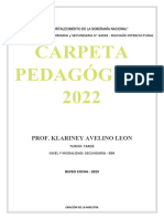 Carpeta Pedagogica Klary 2023
