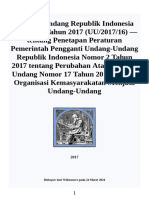 Undang-Undang Republik Indonesia Nomor 16 Tahun 2017