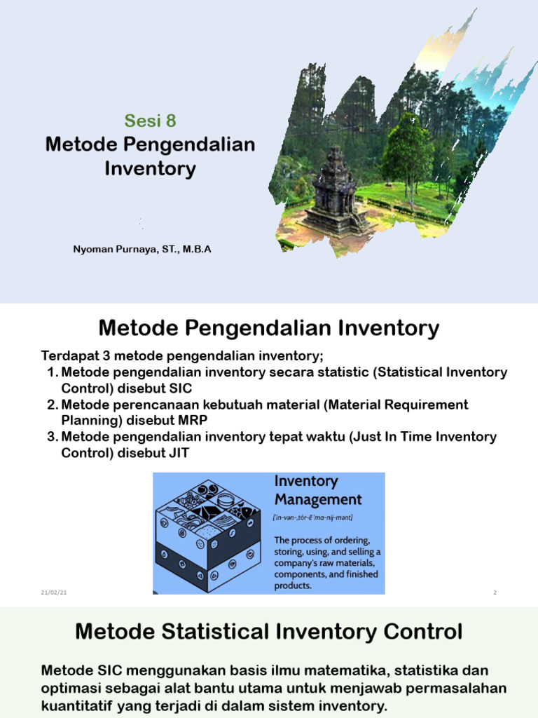 Metode Pengendalian Inventory Efektif | PDF