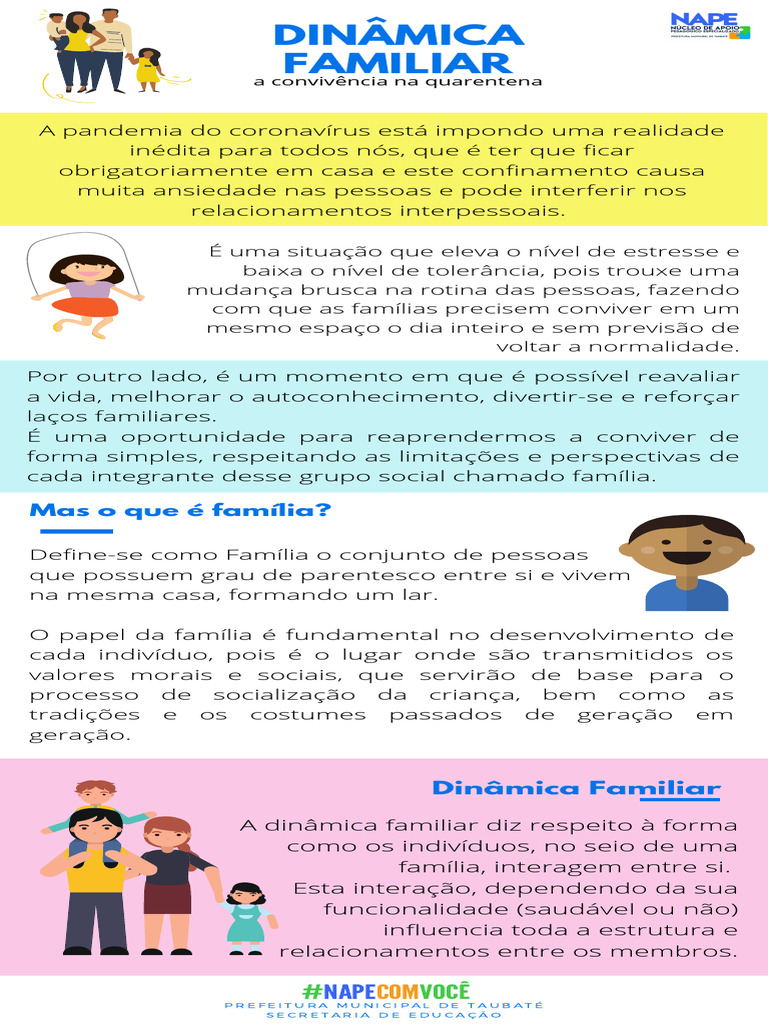 Dinâmica Familiar na Quarentena | PDF | Família | Amor