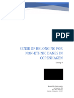 Sense of Belonging For Non-Ethnic Danes 2nd SEM