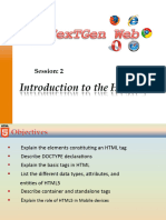 B1. Introduction To The HTML5