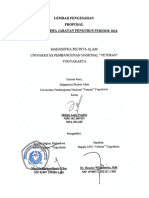 Proposal Serah Terima Jabatan Pengurus Periode 2024 - Mapala