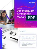 Das Plusquam-Perfekt Mit Modalverben: Grammatik